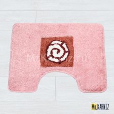 Коврик для туалета Ракушка розовый